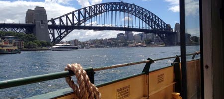 Ferry on Sydney harbour